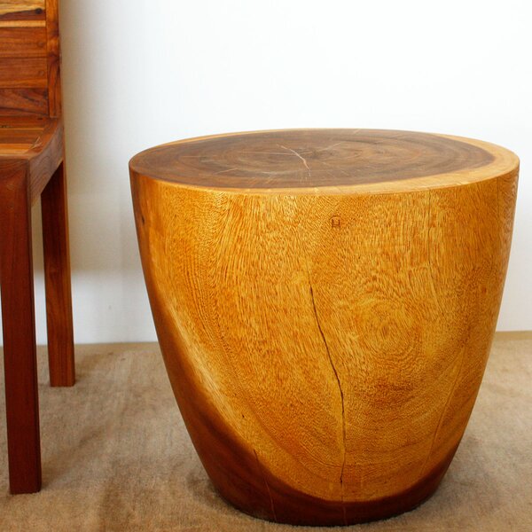 Seliga Drum End Table By Union Rustic