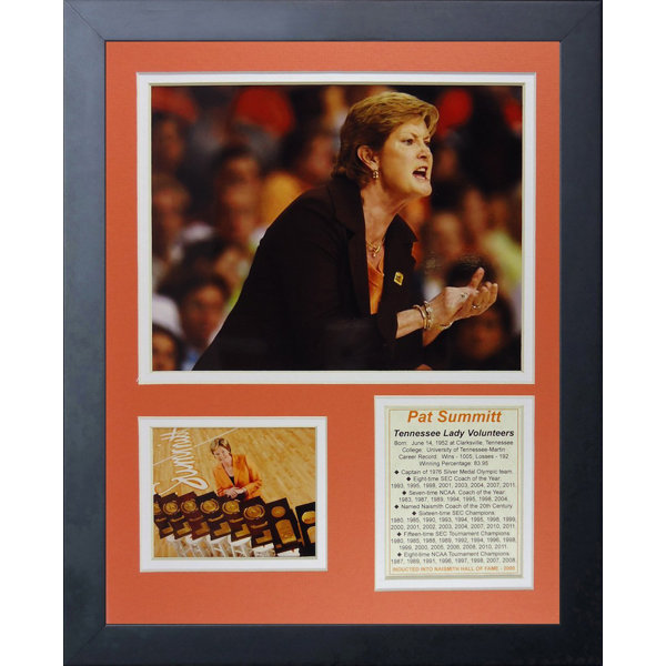 Pat Summitt Framed Memorabilia by Legends Never Die