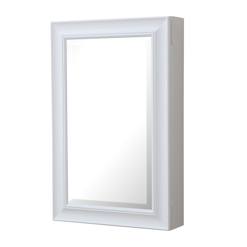 Ebern Designs Pana Surface Mount Framed Medicine Cabinet With 4 Adjustable Shelves Reviews Wayfair