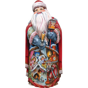 Masterpiece Signature Nestled For The Night Santa Figurine