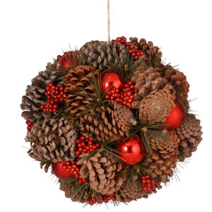 Pinecone Hanging Ball Ornament