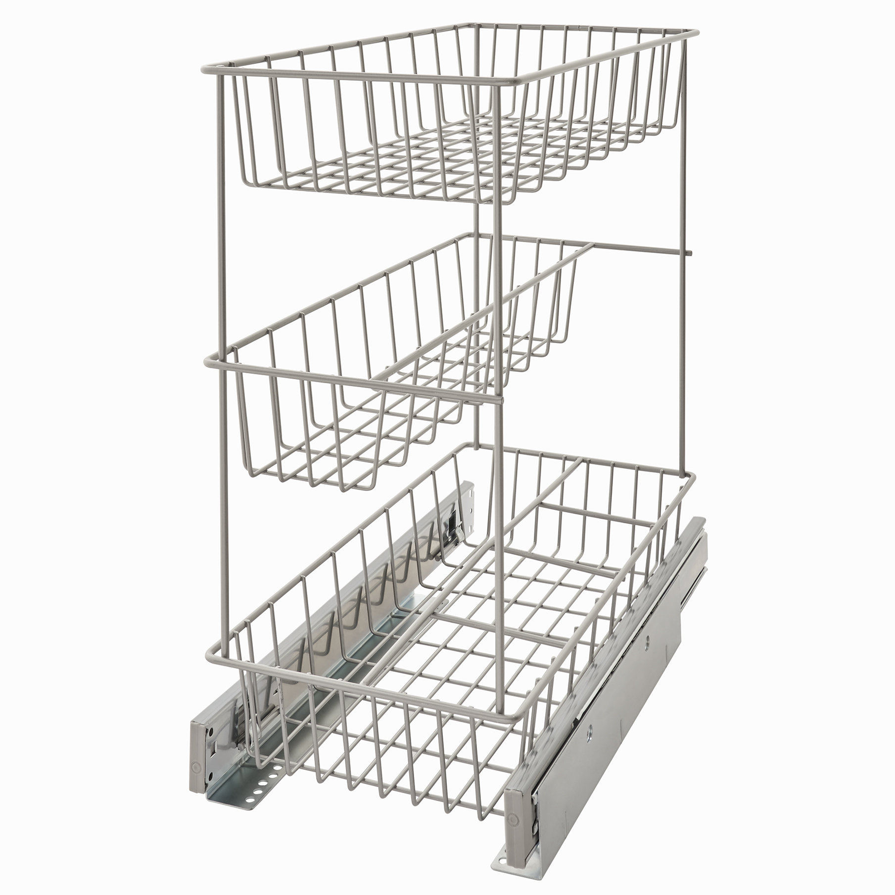 Closetmaid 3 Tier Compact Kitchen Cabinet Pull Out Drawer