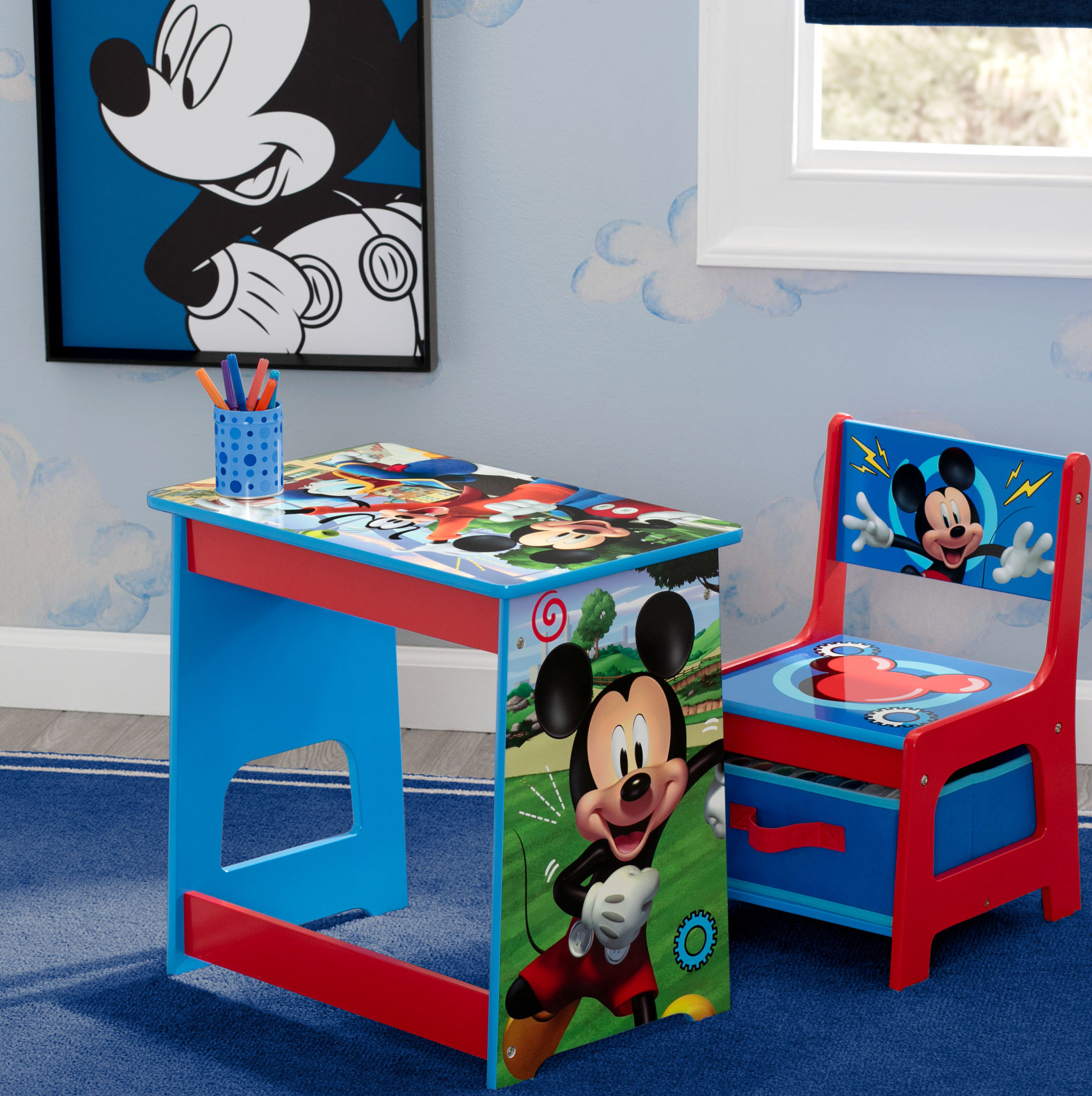 kids mickey mouse table