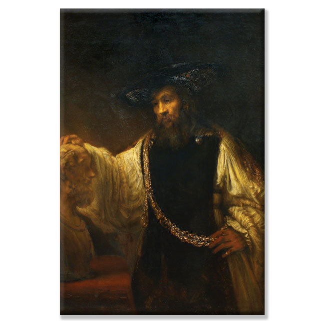 Buyenlarge Aristotle With A Bust Of Homer By Rembrandt Van Rijn