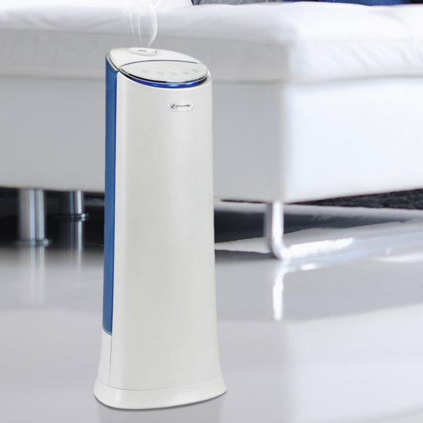 100-Hour 1.5 Gal. Warm and Cool Mist Ultrasonic Tabletop Humidifier by PureGuardian
