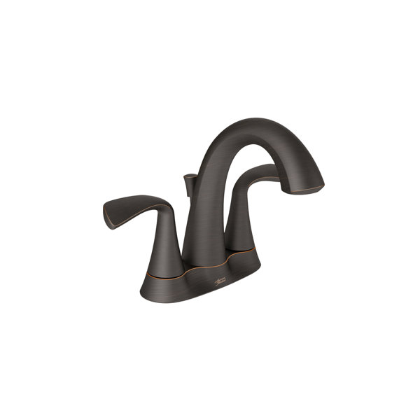 Fluent Two-Handle Centerset Bathroom Faucet with Drain Assembly by American Standard