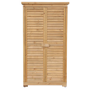 2 ft. 9 in. W x 1 ft. 6 in. D Wooden Vertical Tool Shed