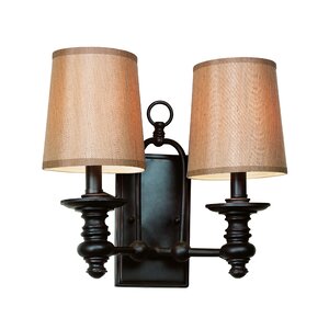 Modern Meets Traditional 2-Light Wall Sconce