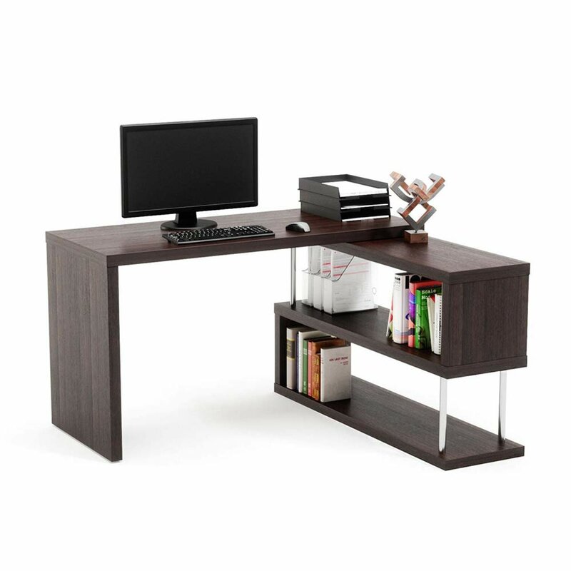 Orren Ellis Amald Reversible L Shaped Desk Wayfair