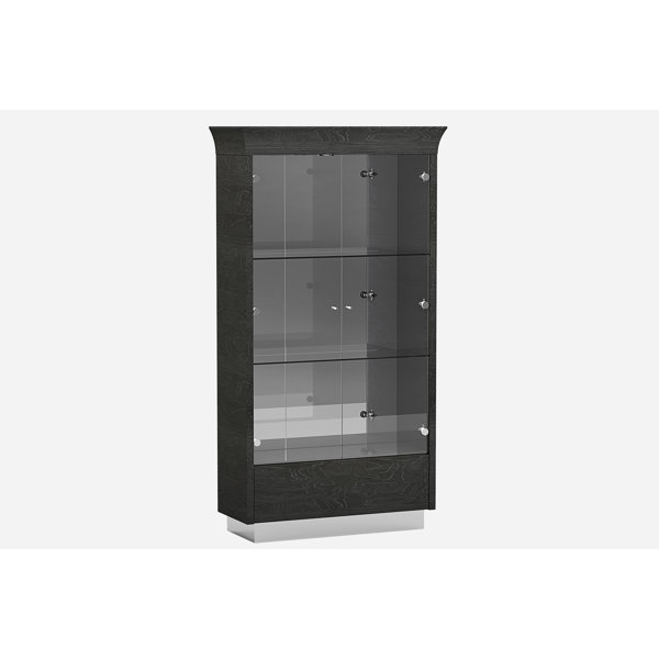 Sifuentes Lighted Curio Cabinet By Orren Ellis New Design