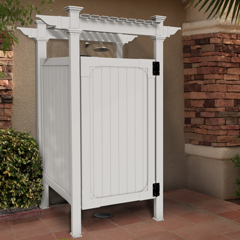 Zippity Outdoor Products Hampton Shower Kit Reviews Hampton Outdoor Shower Kit