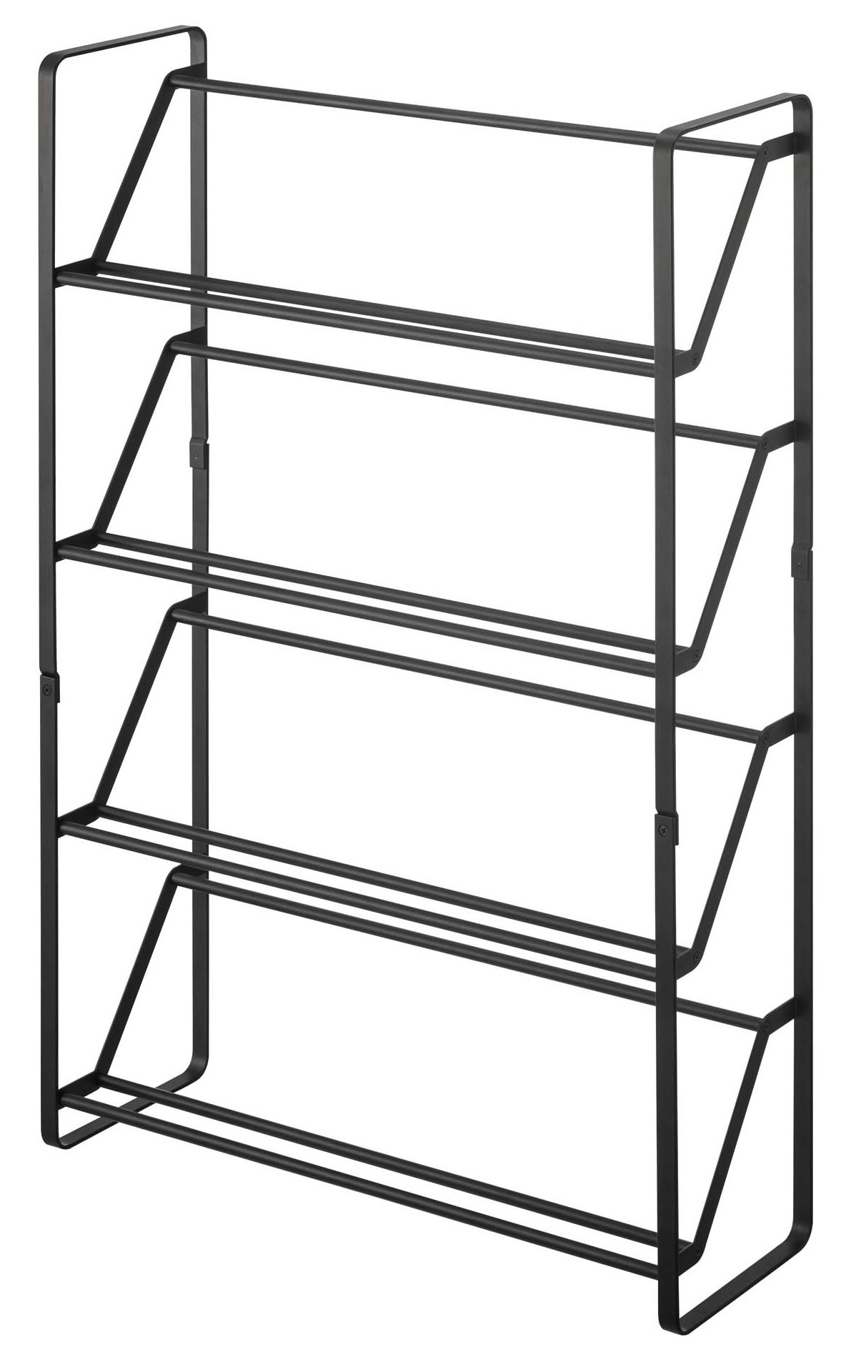 room essentials expandable shoe rack on Yamazaki Usa Frame Slim 4 Tier 8 Pair Shoe Rack Reviews Wayfair