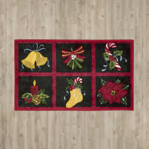 Groveland Black Area Rug