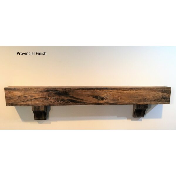 Rustic Wood Beam Floating Shelf Fireplace Mantel Mantle With Corbels Home Kitchen Handmade Products Rbafamilylaw Com