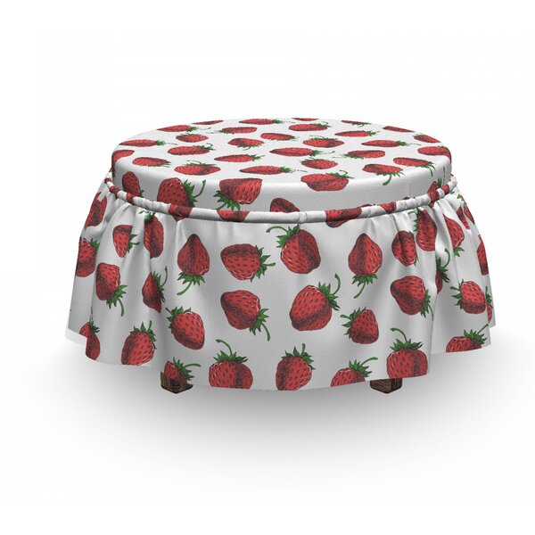 Fresh Fruits Ottoman Slipcover (Set Of 2) By East Urban Home