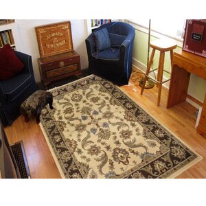 Rowena Persian Cream/Brown Area Rug