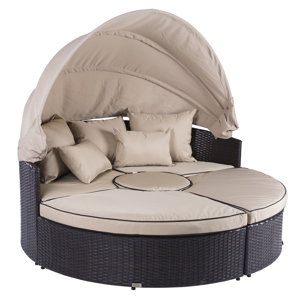5-Piece Outdoor Daybed Set with Cushions