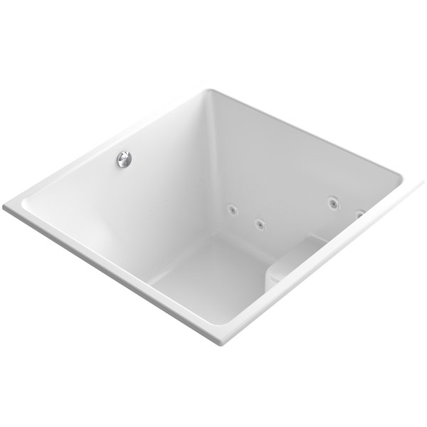 Underscore 48 x 48 Drop-in Whirlpool and BubbleMassage Air Bathtub by Kohler