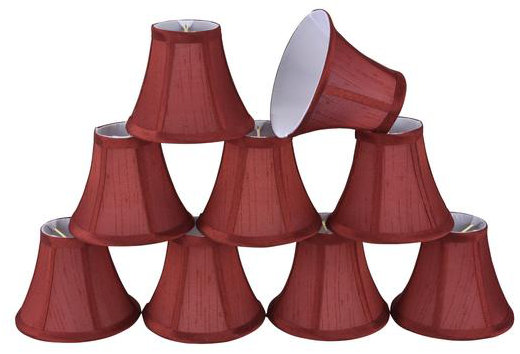 6" Silk Bell Candelabra Shade