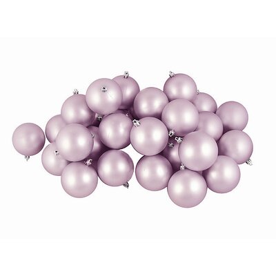 Matte Shatterproof Christmas Ball Ornament Color: Lavender Purple