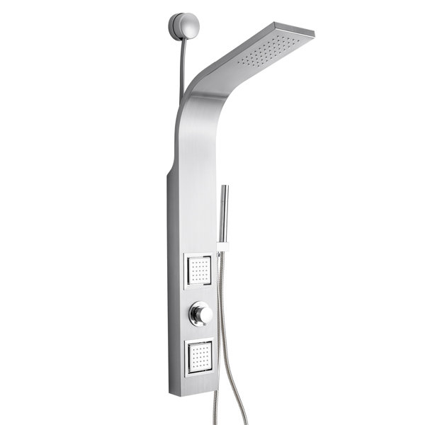 Dual Shower Head Shower Panel - Includes Rough-In Valve by AKDY| @ $299.00