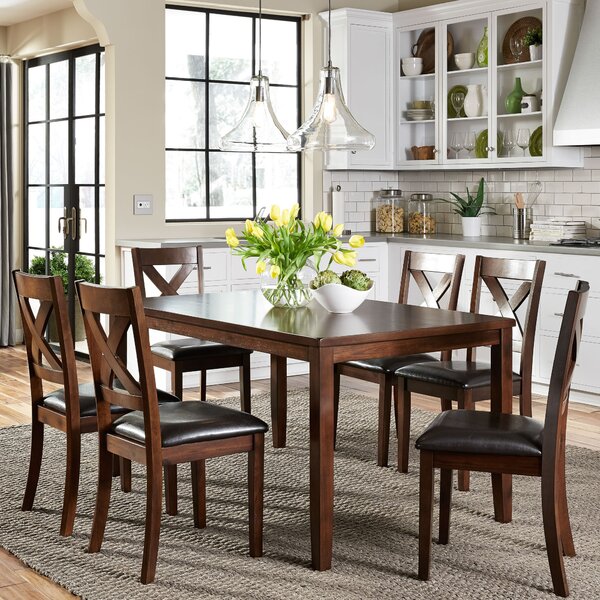 Darby Home Co Nadine 7 Piece Dining Set & Reviews | Wayfair