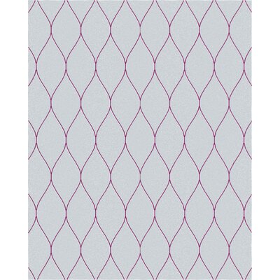 Arcella Hand Tufted Light Gray/Purple Rug Latitude Run® Rug Size: Rectangle 8' x 10'