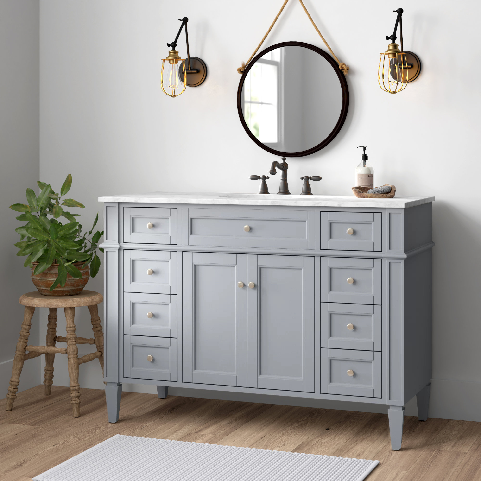 Birch Lane Eneas 48 Single Bathroom Vanity Set Reviews Wayfair Birch Lane Eneas 48 Single Bathroom Vanity Set Reviews Wayfair