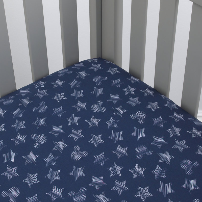 Disney Mickey Mouse Hello World Star Fitted Crib Sheet Wayfair