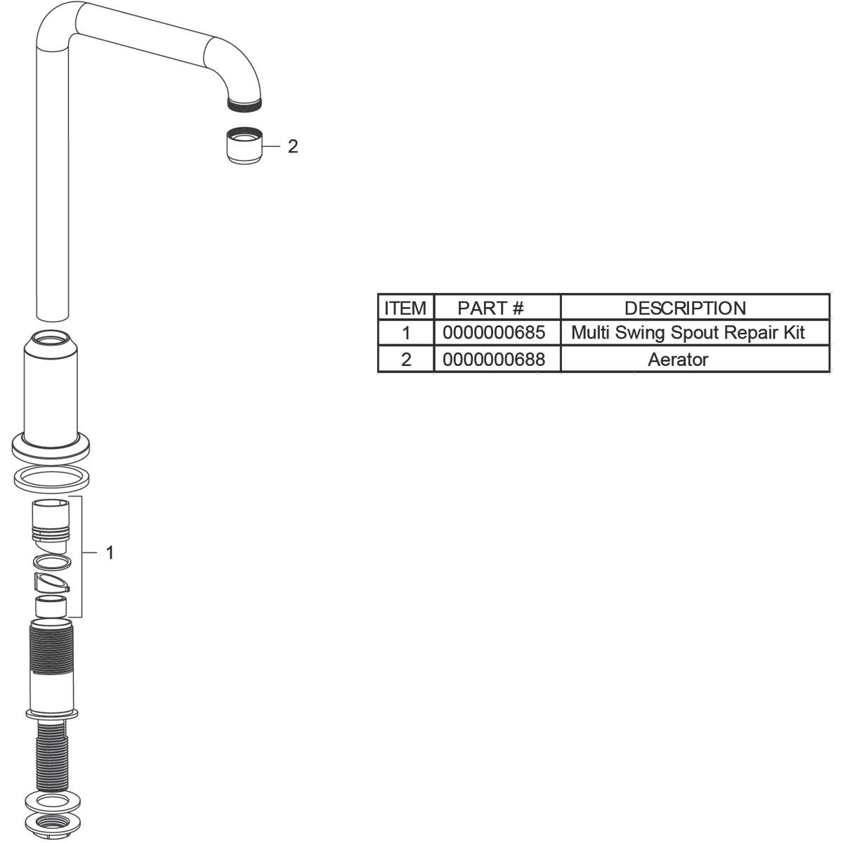 Elkay Faucet Spout Wayfair