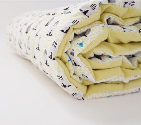 Organic Designs Llc Sheep Citron Toddler Comforter Wayfair