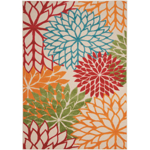 Goldhorn Red Indoor/Outdoor Area Rug