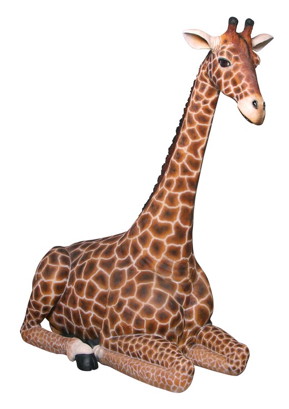 giraffe outdoor garden statue