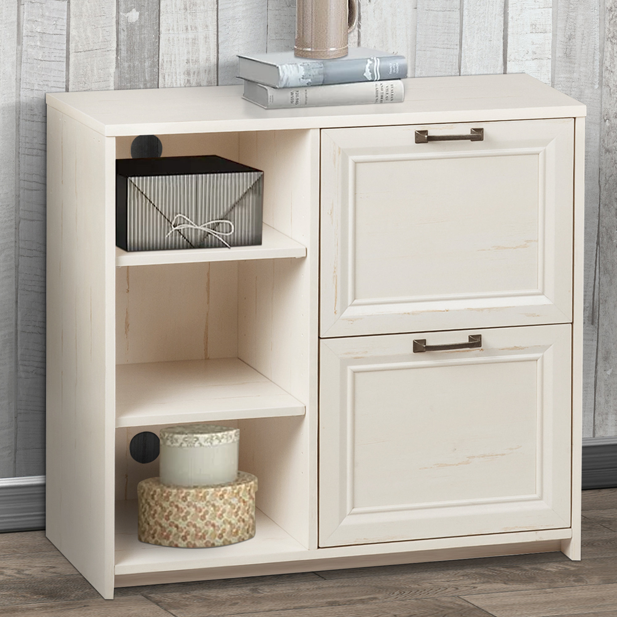 Gracie Oaks Oliwia 2 Drawer Lateral Filing Cabinet Reviews Wayfair Oliwia 2 Drawer Lateral Filing Cabinet