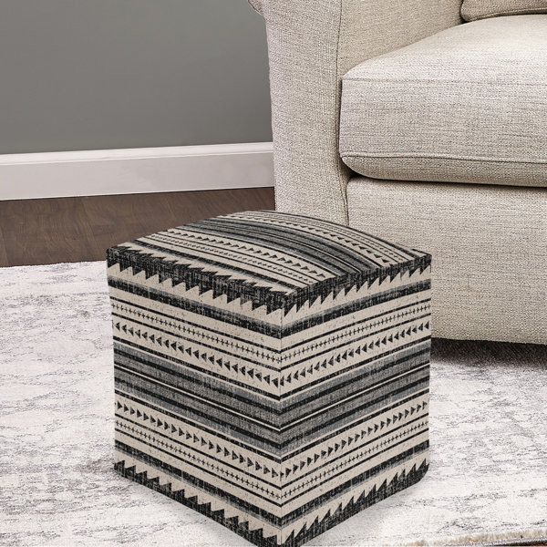 Commer Triangle Stripe Pouf By Union Rustic No Copoun