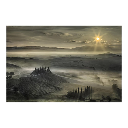 Tuscany Morning 3.2m x 4.8m Textured Matte Peel & Stick Wall Mural East Urban Home
