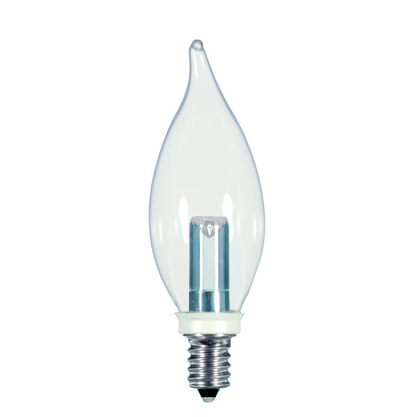 1W E12/Candelabra LED Light Bulb by Satco