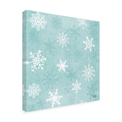 Festive Forest Pattern VIIA by Veronique Charron - Wrapped Canvas Print The Holiday Aisle® Size: 18