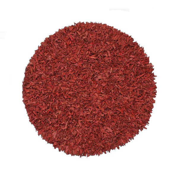 Handmade Red Area Rug by Ess Ess Exports