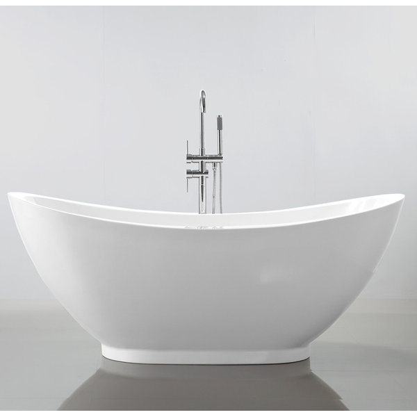 HelixBath Ephesus 69 x 33.5 Soaking Bathtub by Kardiel