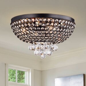 Leo 4-Light Flush Mount