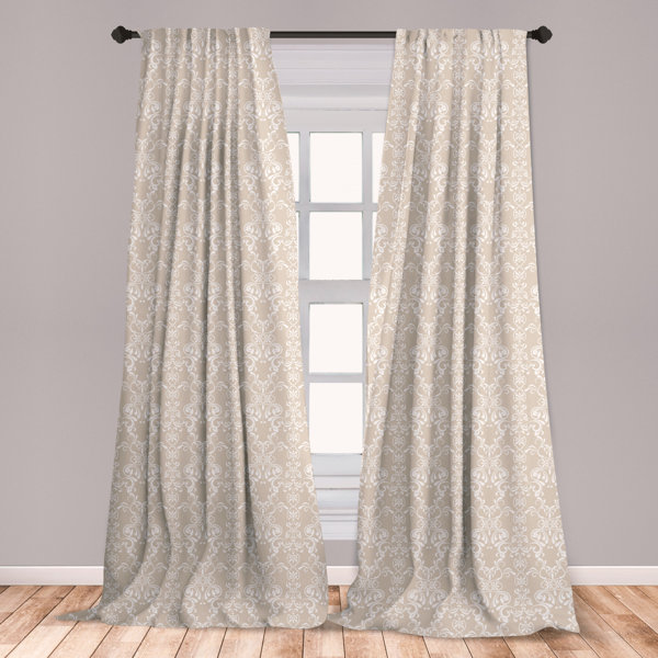 Beige Living Room Curtains Wayfair