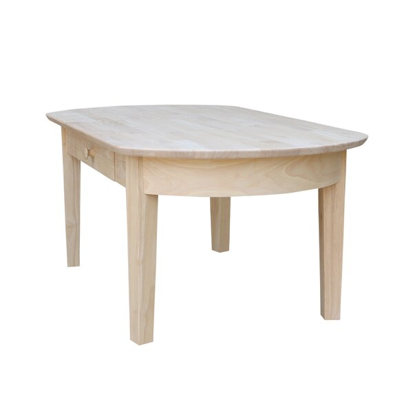 Unfinished Wood Philips Coffee Table By International Concepts