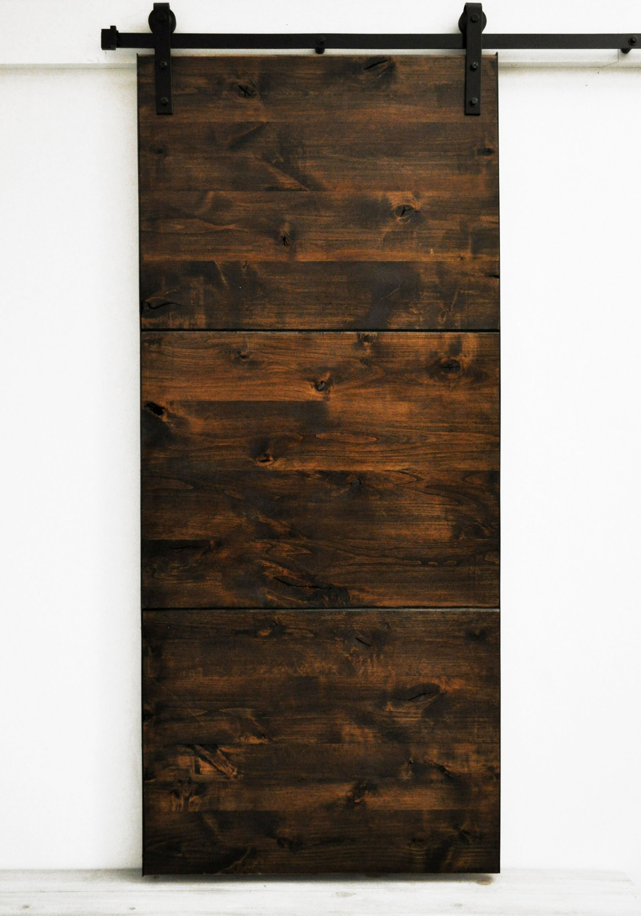 Dogberry Collections Modern Slab Wood 1 Panel Interior Barn Door Dogberry Collections Modern Slab Wood 1 Panel Interior Barn Door Reviews Wayfair