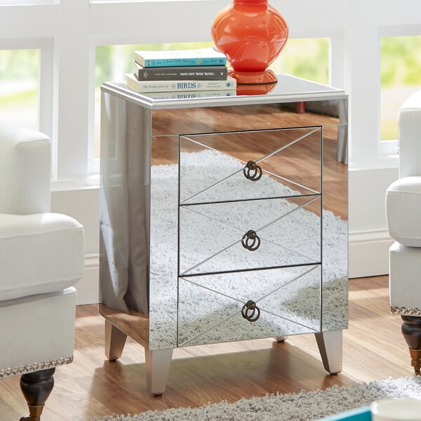 Linnea End Table with Storage by Willa Arlo Interiors