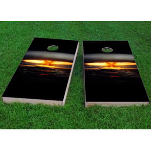 Nuclear Bomb Explosion Cornhole Game (Set of 2)