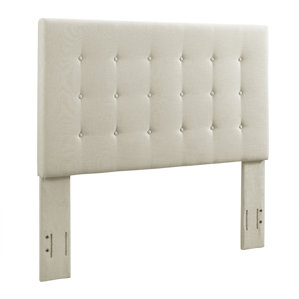 Burger Tufted Upholstered Wingback Headboard by Ivy Bronx