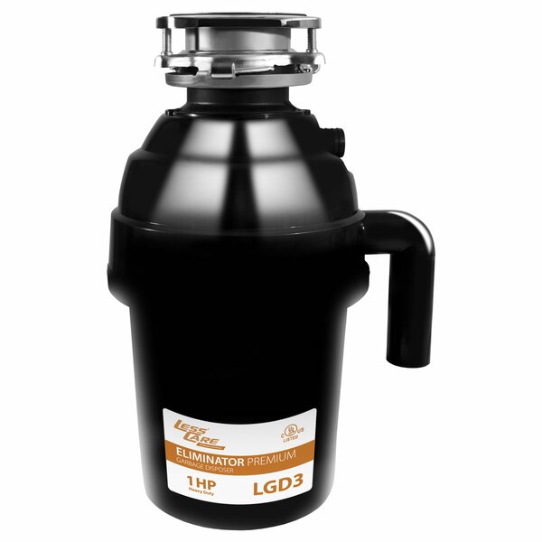 1 HP Continuous Feed Garbage Disposal by LessCare
