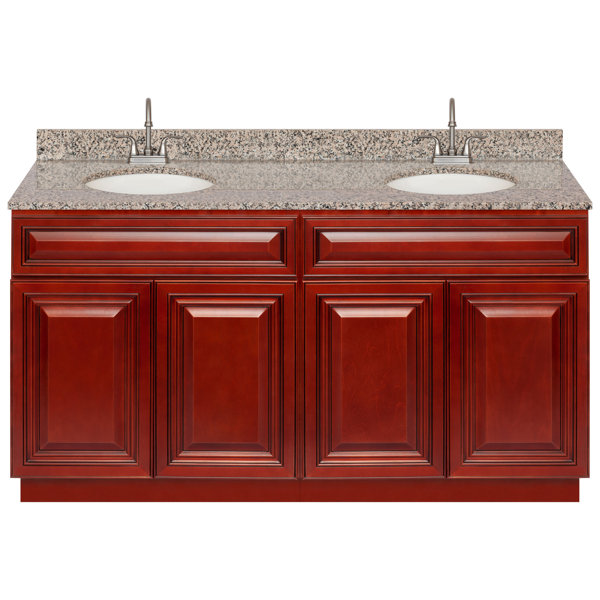 Leyburn 60 Double Bathroom Vanity Set by Charlton Home