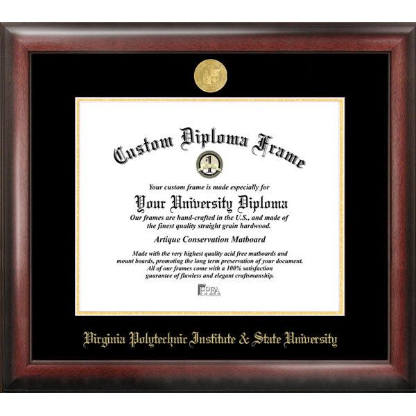 NCAA Virginia Tech Diploma Picture Frame by Campus Images